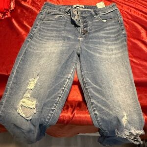 Abercrombie & Fitch Light Blue Boyfriend Jeans